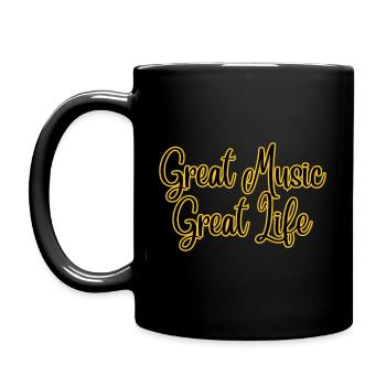 Great Music 2 - Full Colour Mug - black - Left