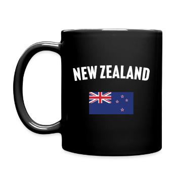 Drapeau de la Nouvelle-Zélande - Mug uni - noir - Gauche