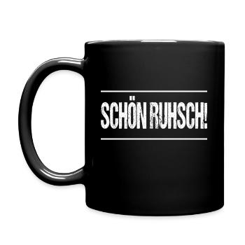 Ossi - DDR - Osten Sächsisch Geschenk - Tasse einfarbig - Schwarz - Links