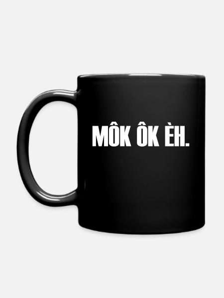 Môk ôk eh - Köstliches Zeeland - Tasse einfarbig - Schwarz