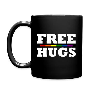 Free Hugs - Mug uni - noir - Gauche