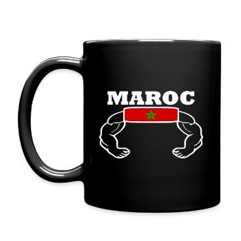 Maroc - Mug uni - noir - Gauche