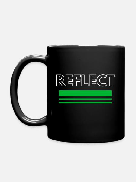 Reflect - Tasse einfarbig - Schwarz