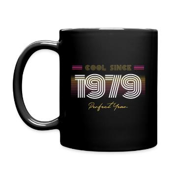 Birthday Cool since 1979 - Full Colour Mug - black - Left