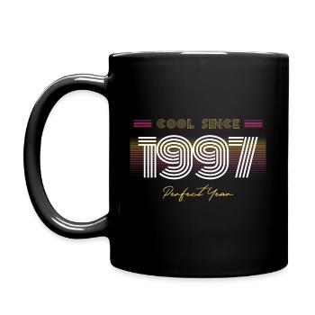 Birthday Cool since 1997 - Full Colour Mug - black - Left