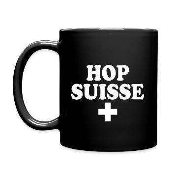 Hop suisse - Mug uni - noir - Gauche