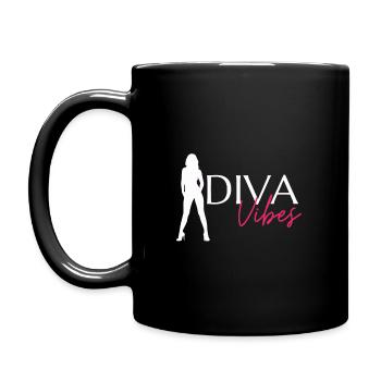 Diva Vibes - Mindset - Full Colour Mug - black - Left