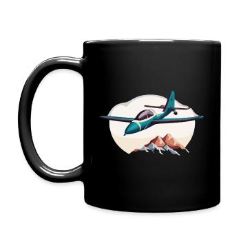 GreenGlider - Full Colour Mug - black - Left