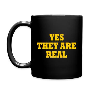 yes they are real - Mug uni - noir - Gauche