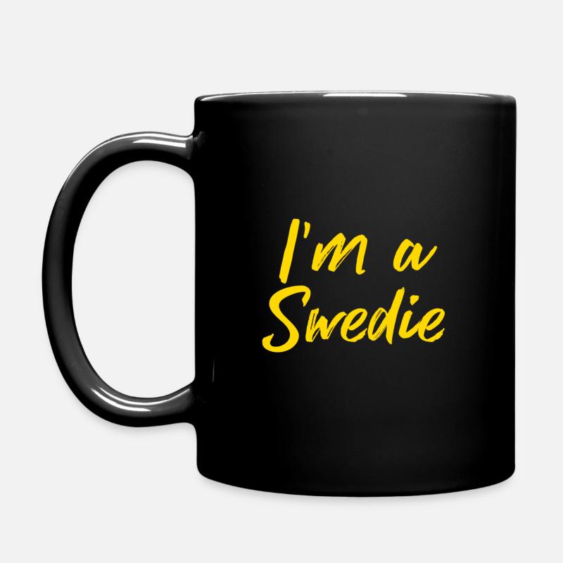 Ich bin ein Swedie - Tasse einfarbig - Schwarz