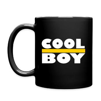 Cool boy - Full Colour Mug - black - Left