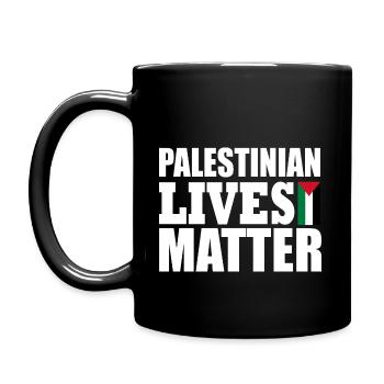 palestinian lives matter - Full Colour Mug - black - Left