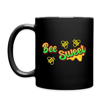 Abeille sucrée - Mug uni - noir - Gauche