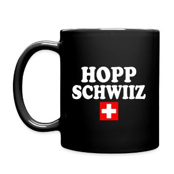 Hopp schwiiz - Mug uni - noir - Gauche