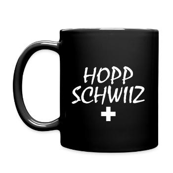 Hopp schwiiz - Mug uni - noir - Gauche