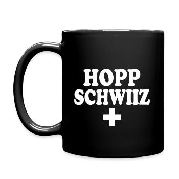 Hopp schwiiz - Mug uni - noir - Gauche