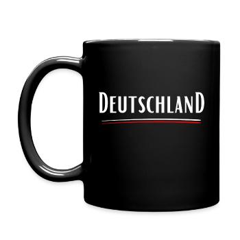 Deutschland-Heimat-Statement - Tasse einfarbig - Schwarz - Links