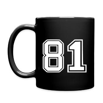 81 - Tasse einfarbig - Schwarz - Links