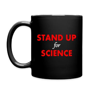 stand up for science - Full Colour Mug - black - Left