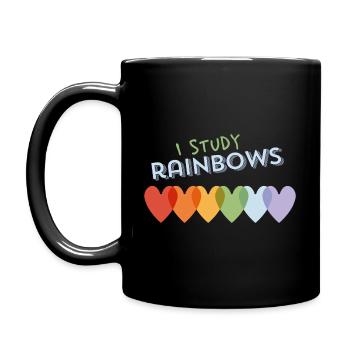 Rainbows - Tasse einfarbig - Schwarz - Links