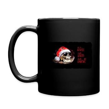 HoHoHo - Tasse einfarbig - Schwarz - Links