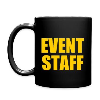 Event staff - Full Colour Mug - black - Left