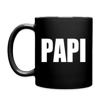 Papi - Mug uni - noir - Gauche