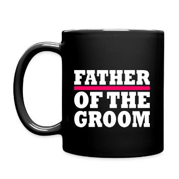 Father of the groom - Mug uni - noir - Gauche