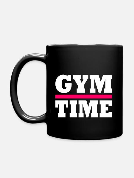 Gym - Mug uni - noir
