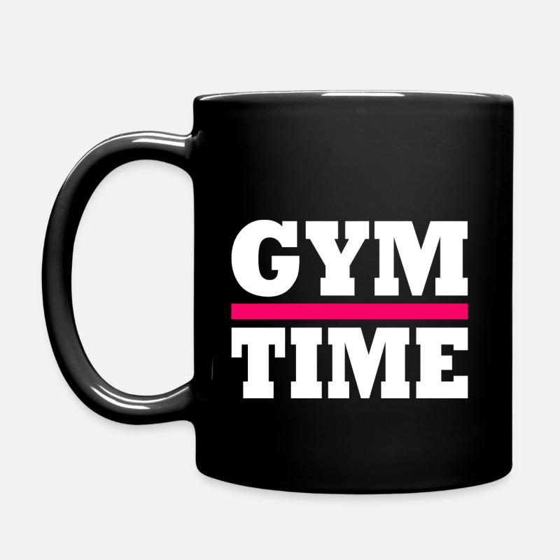 Gym - Mug uni - noir