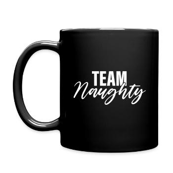 L’équipe Naughty - Mug uni - noir - Gauche