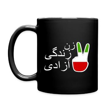 Jin jiyan azadi زن زندگی آزادی - Mug uni - noir - Gauche