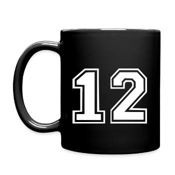 12 - Tasse einfarbig - Schwarz - Links