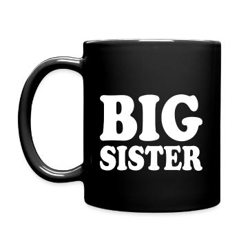 Big sister - Mug uni - noir - Gauche