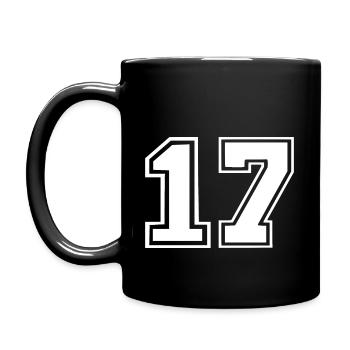 17 - Tasse einfarbig - Schwarz - Links