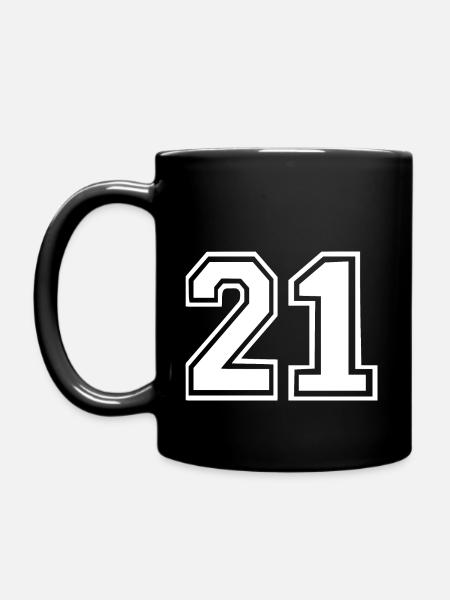 21 - Full Colour Mug - black