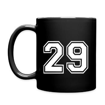 29 - Tasse einfarbig - Schwarz - Links