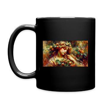 "A Symphony of Colors: A Passionate Dance of - Full Colour Mug - black - Left