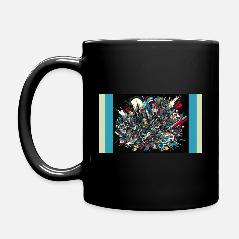 « Mélodies chaotiques » - Mug uni - noir