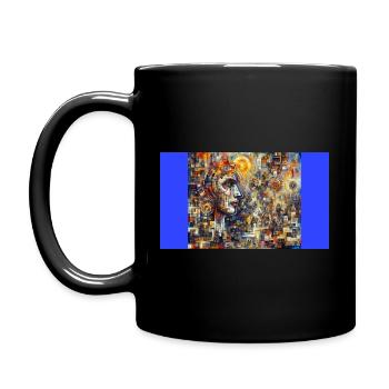 Symphonie des rythmes sauvages du graffiti - Mug uni - noir - Gauche