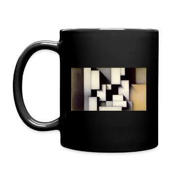 Explorer les dimensions infinies : un kaléidoscope de - Mug uni - noir - Gauche