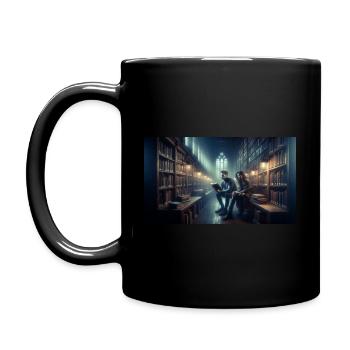 Beautifully Bound Worlds: The Immersive Delight - Full Colour Mug - black - Left