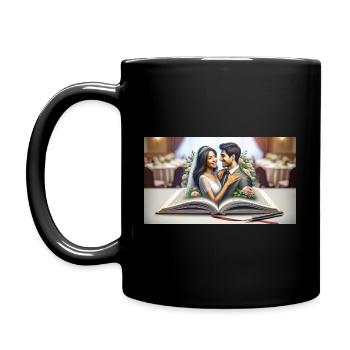 "Embracing Eternal Commitment: Untying the Knots - Full Colour Mug - black - Left