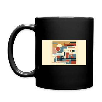"Colorful Embrace: Unveiling the Cosmic Depth of - Full Colour Mug - black - Left