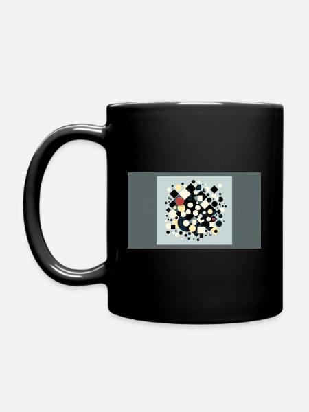 "Transcending Boundaries: A Dynamic Symphony of - Full Colour Mug - black