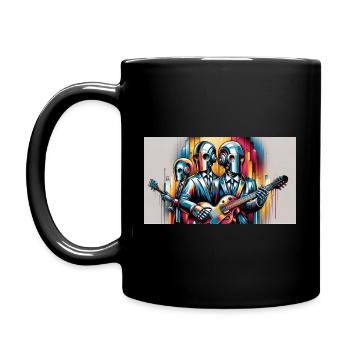 "Revolutionized Rhythm: A Vibrant Collection of - Full Colour Mug - black - Left