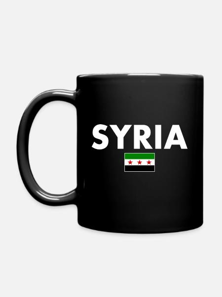 syrien - Tasse einfarbig - Schwarz