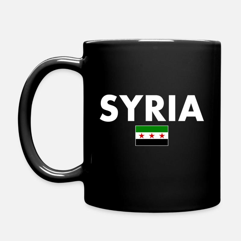 syrien - Tasse einfarbig - Schwarz
