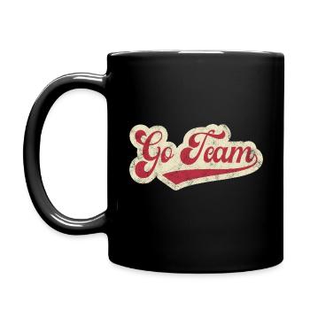 Go Team - Full Colour Mug - black - Left