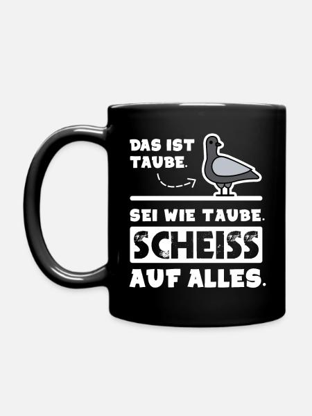 Être comme une colombe - Mug uni - noir